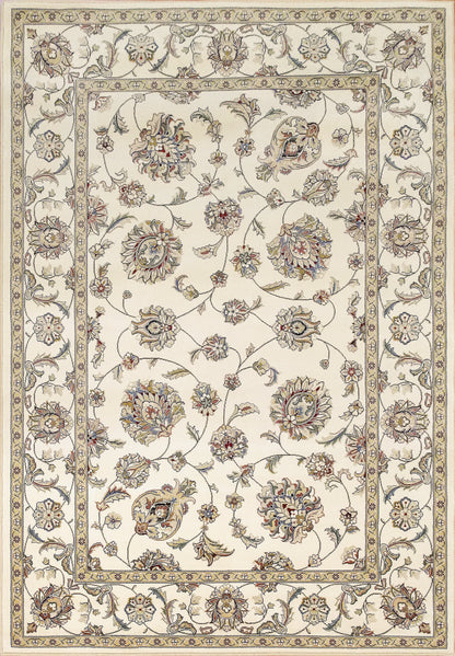Ancient Garden Traditional Ivory Classic Medium Pile Rug
