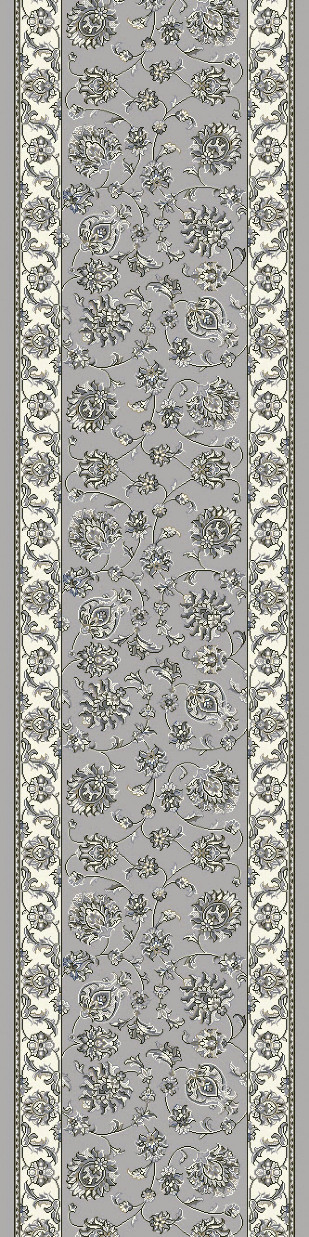 Ancient Garden Traditional Soft Grey/Cream Classic Medium Pile Rug