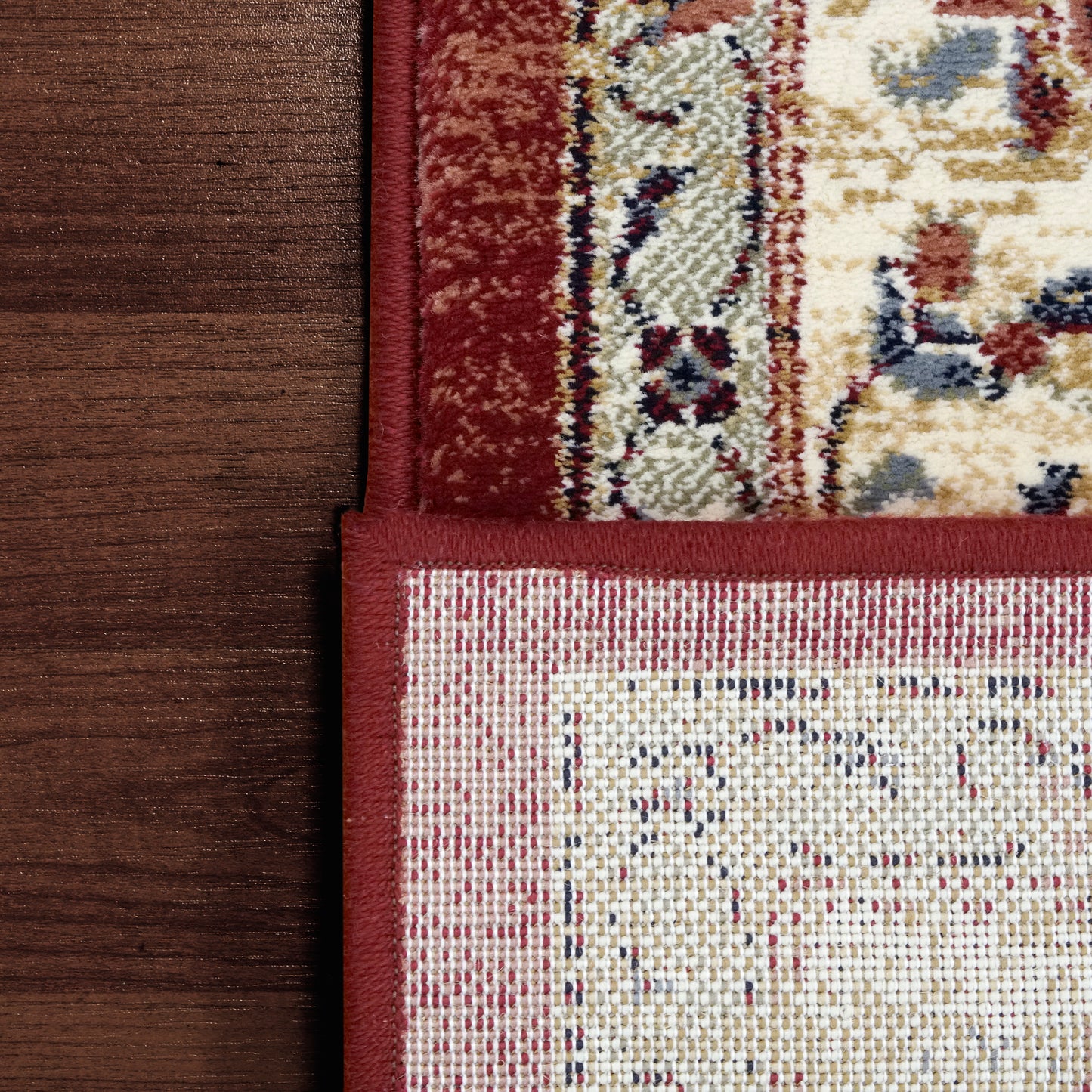 Ancient Garden Traditional Red/Ivory Classic Medium Pile Rug