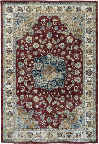 ANCIENT GARDEN 57559 Red/Ivory