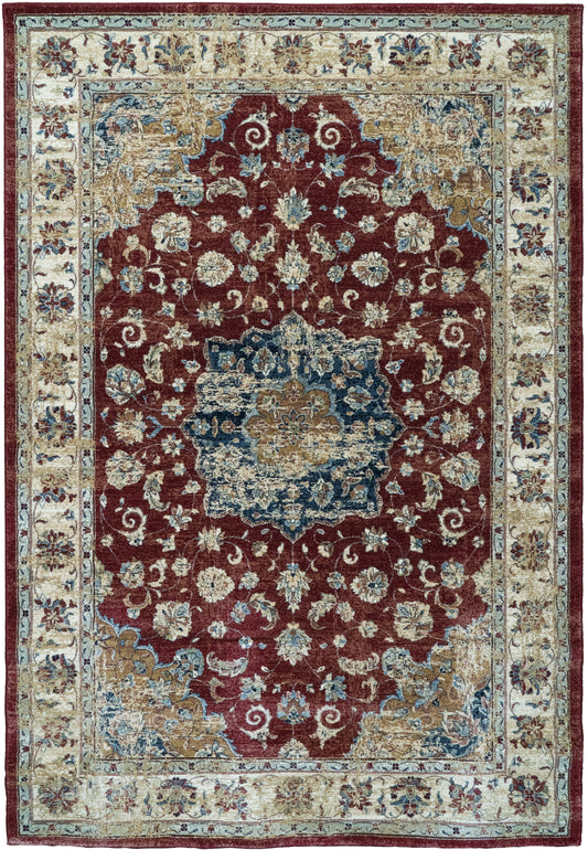 ANCIENT GARDEN 57559 Red/Ivory