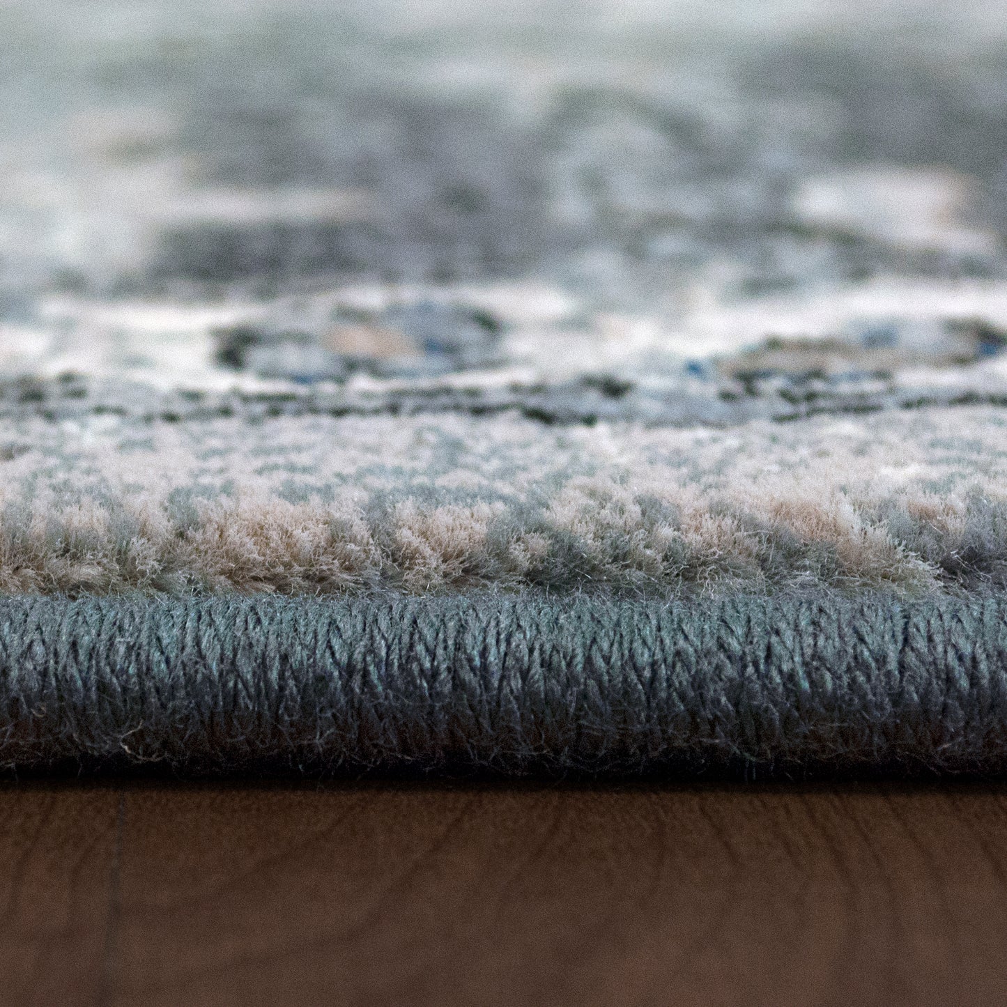 Ancient Garden Traditional Silver/Grey Distressed Medium Pile Rug