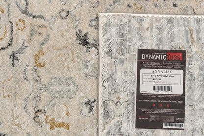 Annalise Transitional Cream/Multi Oriental Medium Pile Rug
