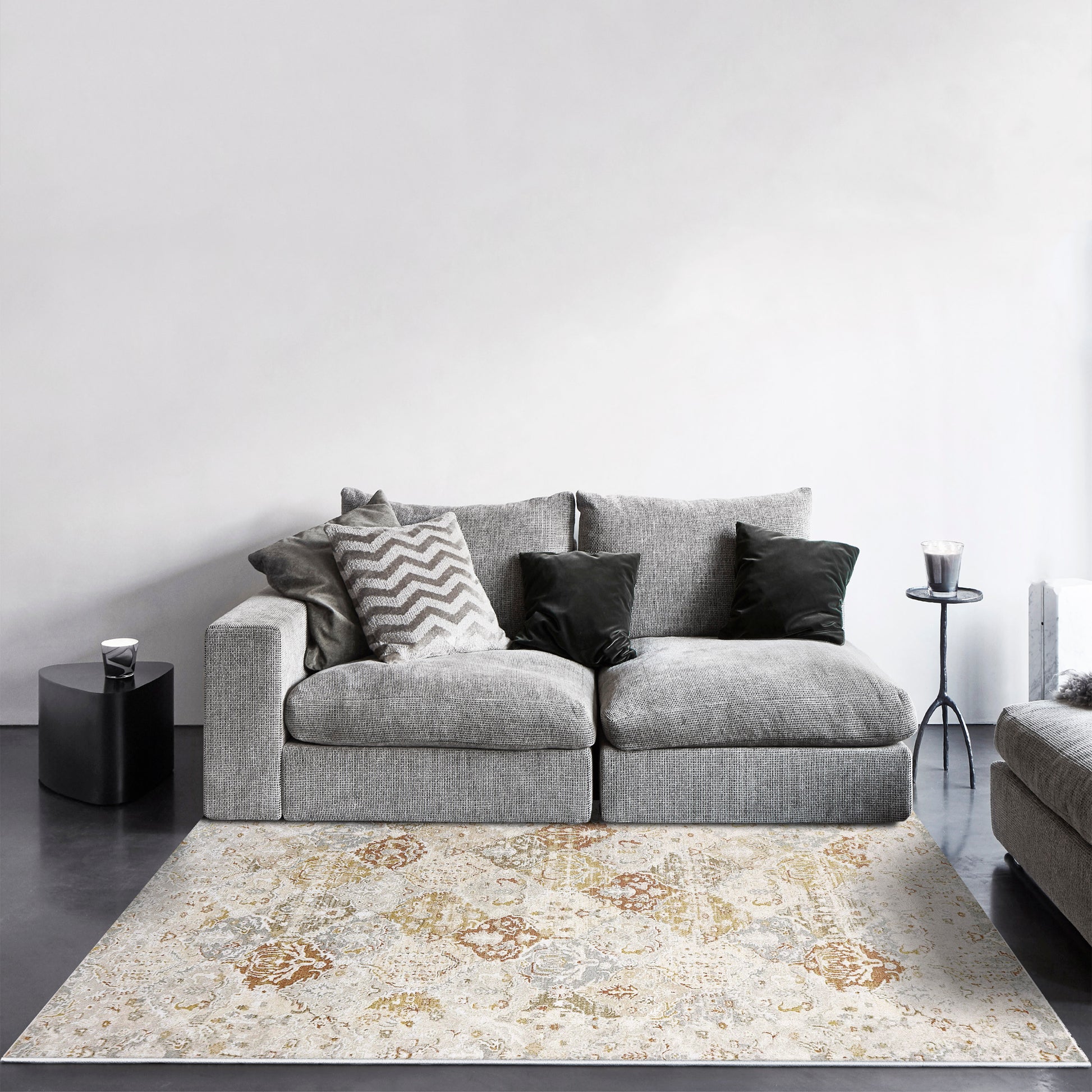 Annalise Transitional Beige/Multi Oriental Medium Pile Rug