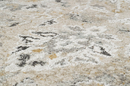 Annalise Transitional Cream/Beige Oriental Medium Pile Rug