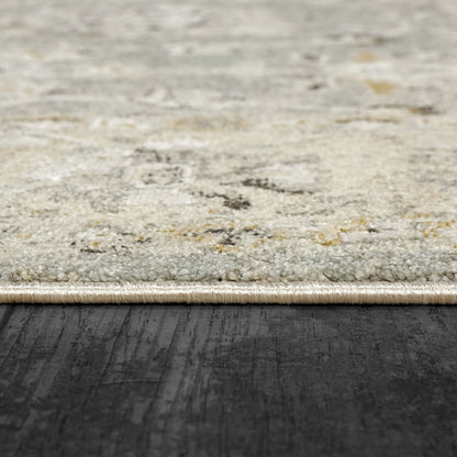 Annalise Transitional Blue/Beige Oriental Medium Pile Rug