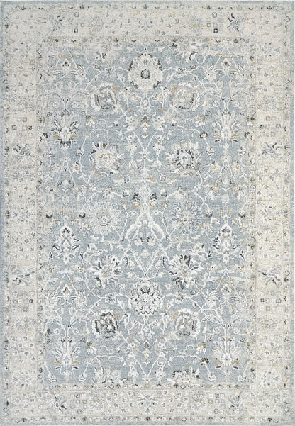 Annalise Transitional Blue/Beige Oriental Medium Pile Rug