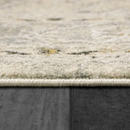 Annalise Traditional Cream/Blue Oriental Medium Pile Rug