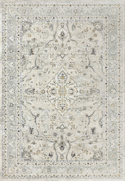 Annalise Traditional Cream/Blue Oriental Medium Pile Rug