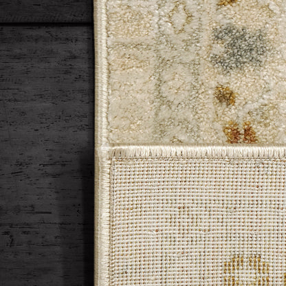 Annalise Traditional Beige/Cream Oriental Medium Pile Rug