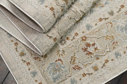 Annalise Traditional Beige/Cream Oriental Medium Pile Rug