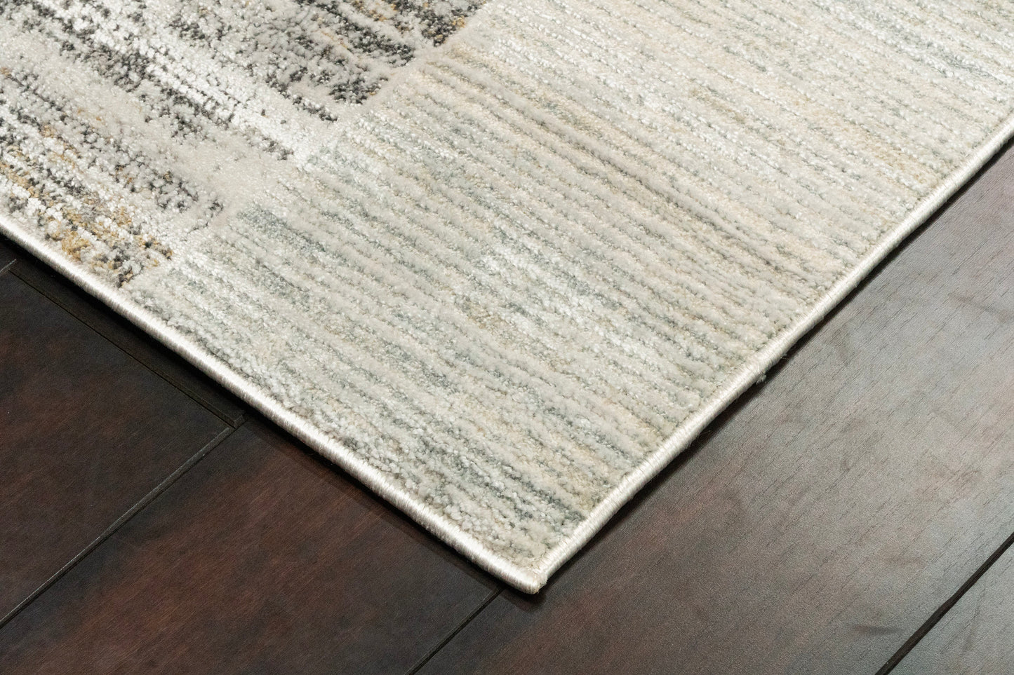 Annalise Modern Beige/Grey/Multi Geometric Medium Pile Rug