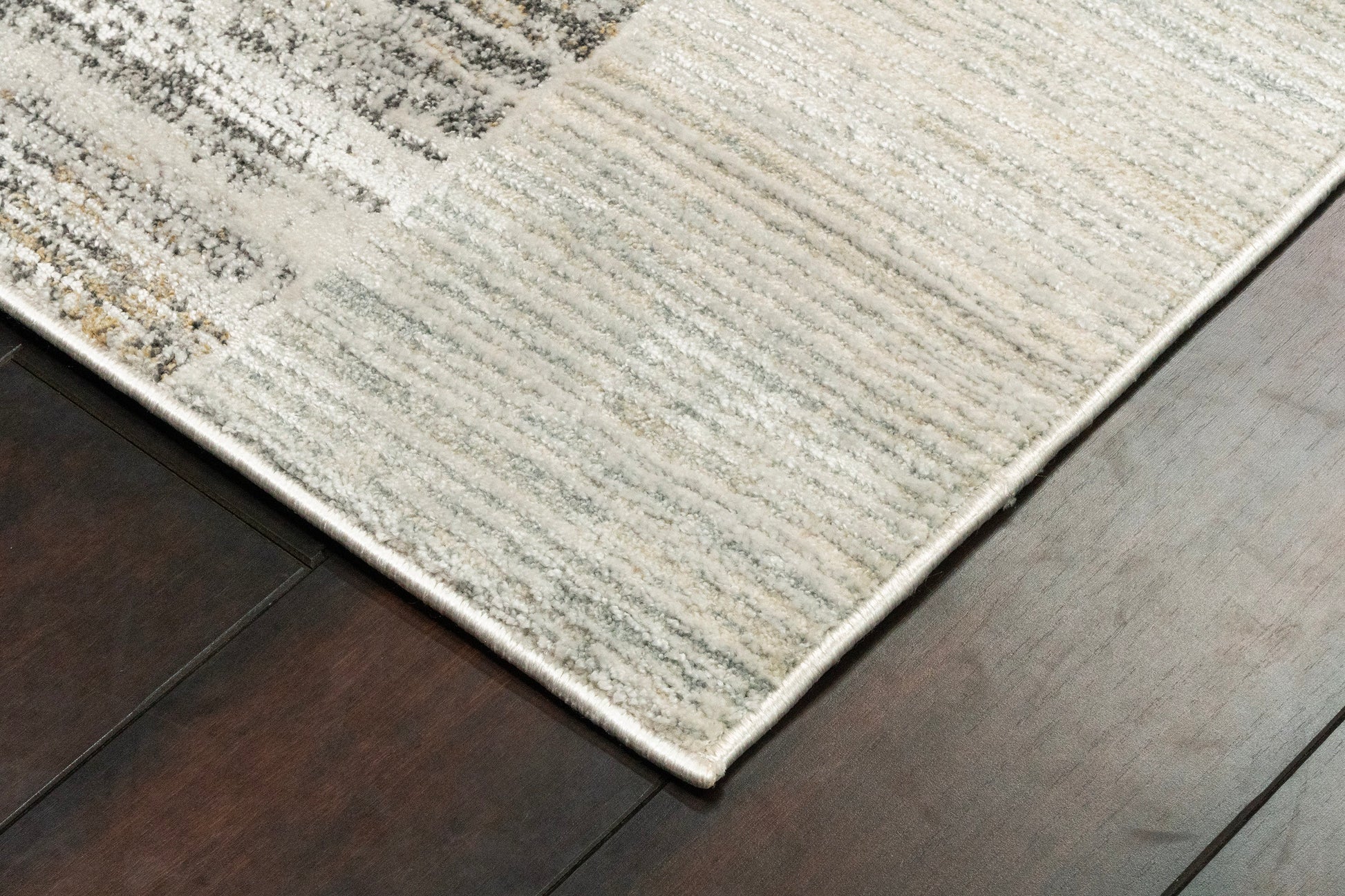 Annalise Modern Beige/Grey/Multi Geometric Medium Pile Rug