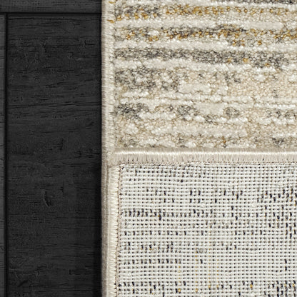 Annalise Modern Beige/Grey/Multi Geometric Medium Pile Rug