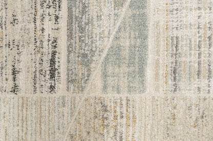 Annalise Modern Beige/Grey/Multi Geometric Medium Pile Rug