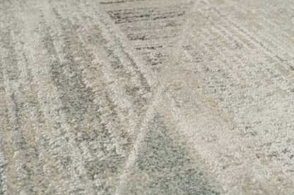 Annalise Modern Beige/Grey/Multi Geometric Medium Pile Rug