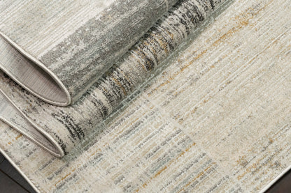 Annalise Modern Beige/Grey/Multi Geometric Medium Pile Rug