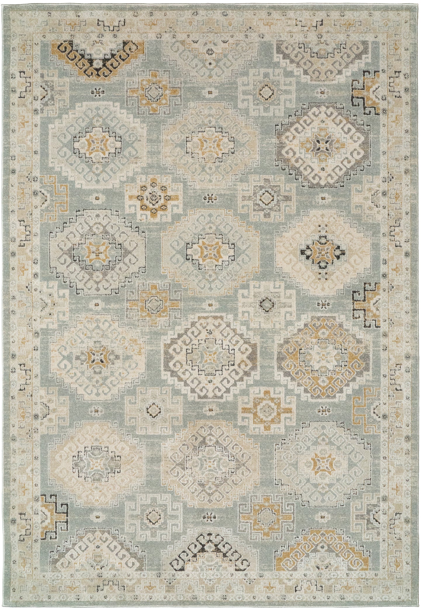 ANNALISE 7607 Blue/Beige/Cream