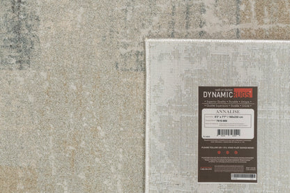 Annalise Modern Grey/Beige/Charcoal Geometric Medium Pile Rug