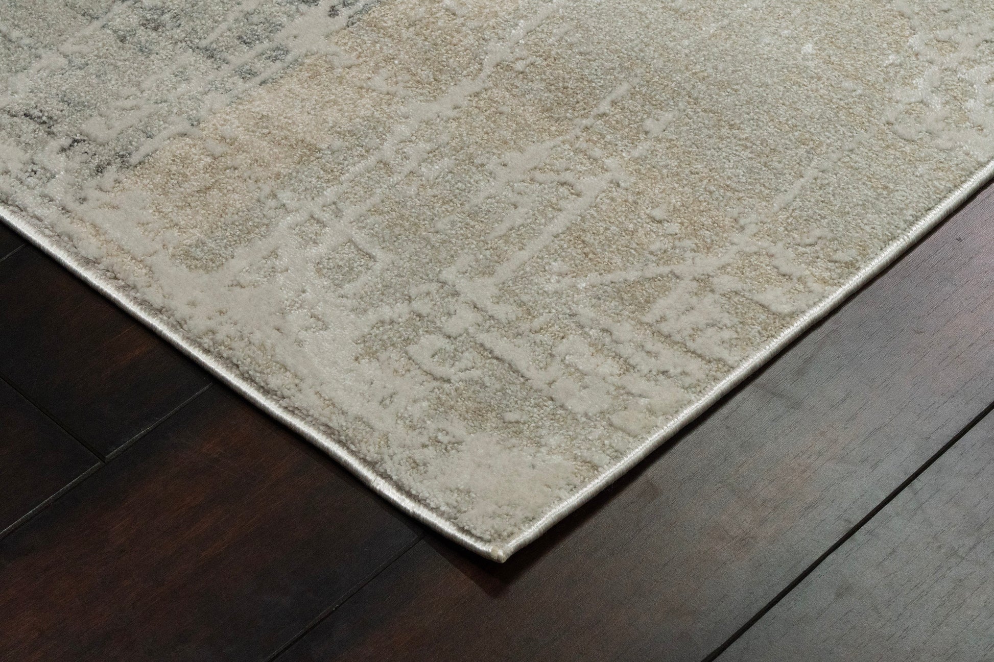 Annalise Modern Grey/Beige/Charcoal Geometric Medium Pile Rug