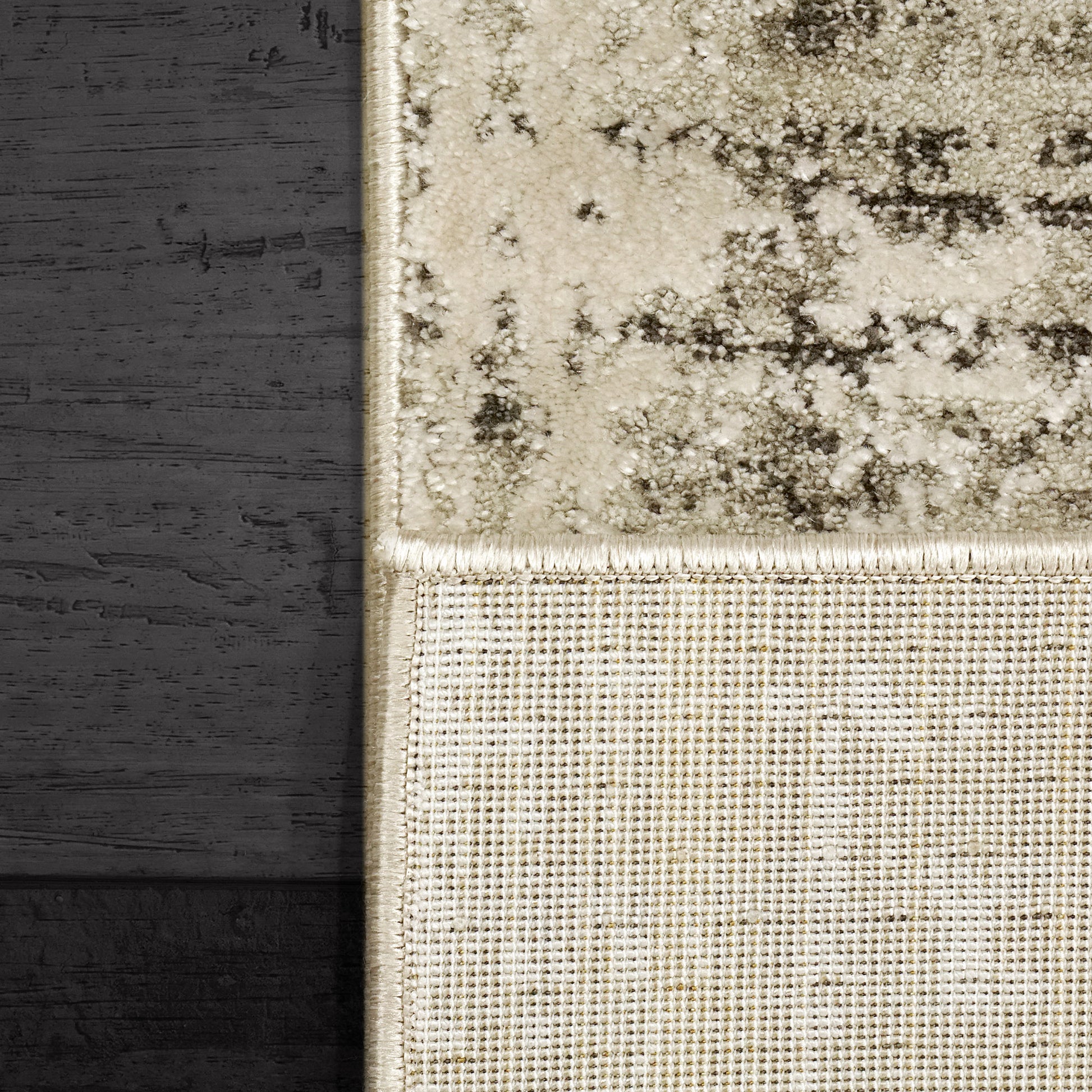 Annalise Modern Grey/Beige/Charcoal Geometric Medium Pile Rug
