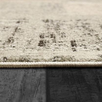 Annalise Modern Grey/Beige/Charcoal Geometric Medium Pile Rug