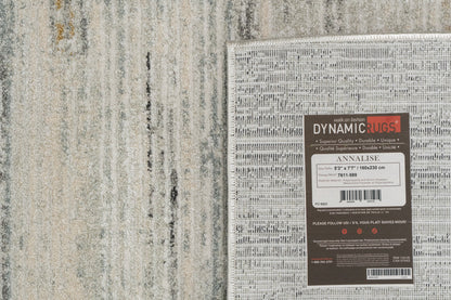 Annalise Modern Grey/Beige/Charcoal Abstract Medium Pile Rug