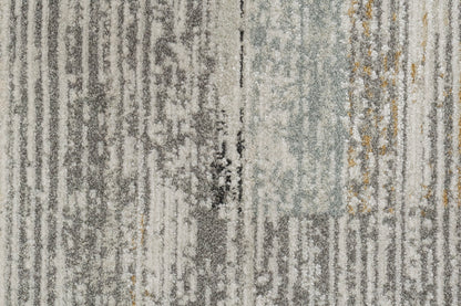 Annalise Modern Grey/Beige/Charcoal Abstract Medium Pile Rug