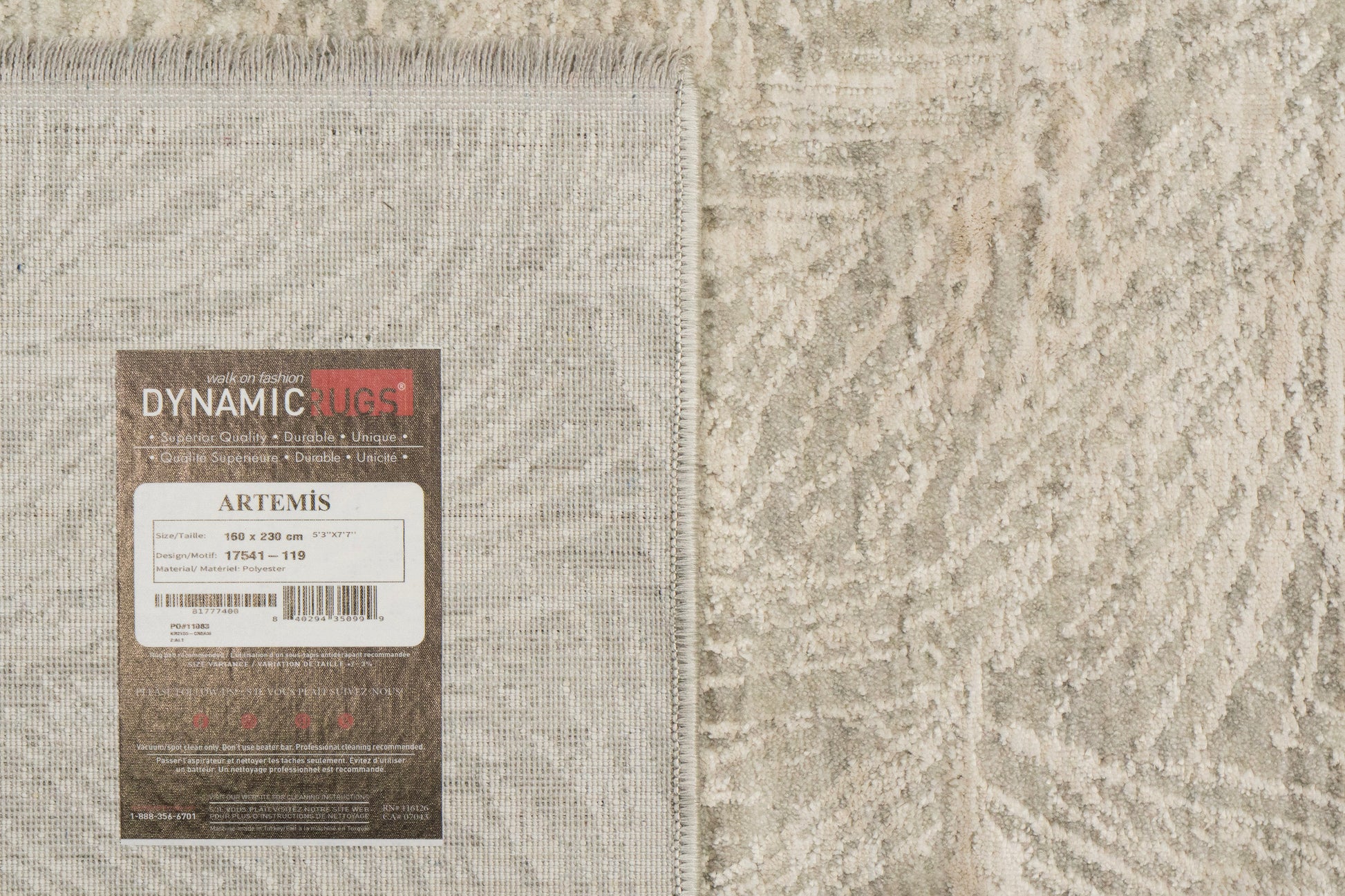 Artemis Modern Light Grey Abstract Low Pile Rug