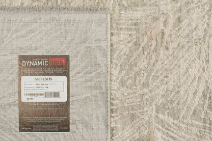 Artemis Modern Light Grey Abstract Low Pile Rug