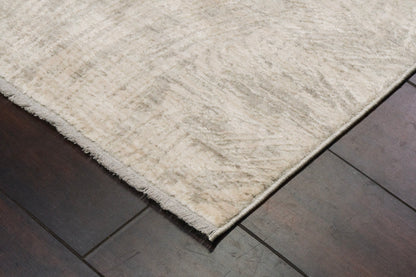 Artemis Modern Light Grey Abstract Low Pile Rug