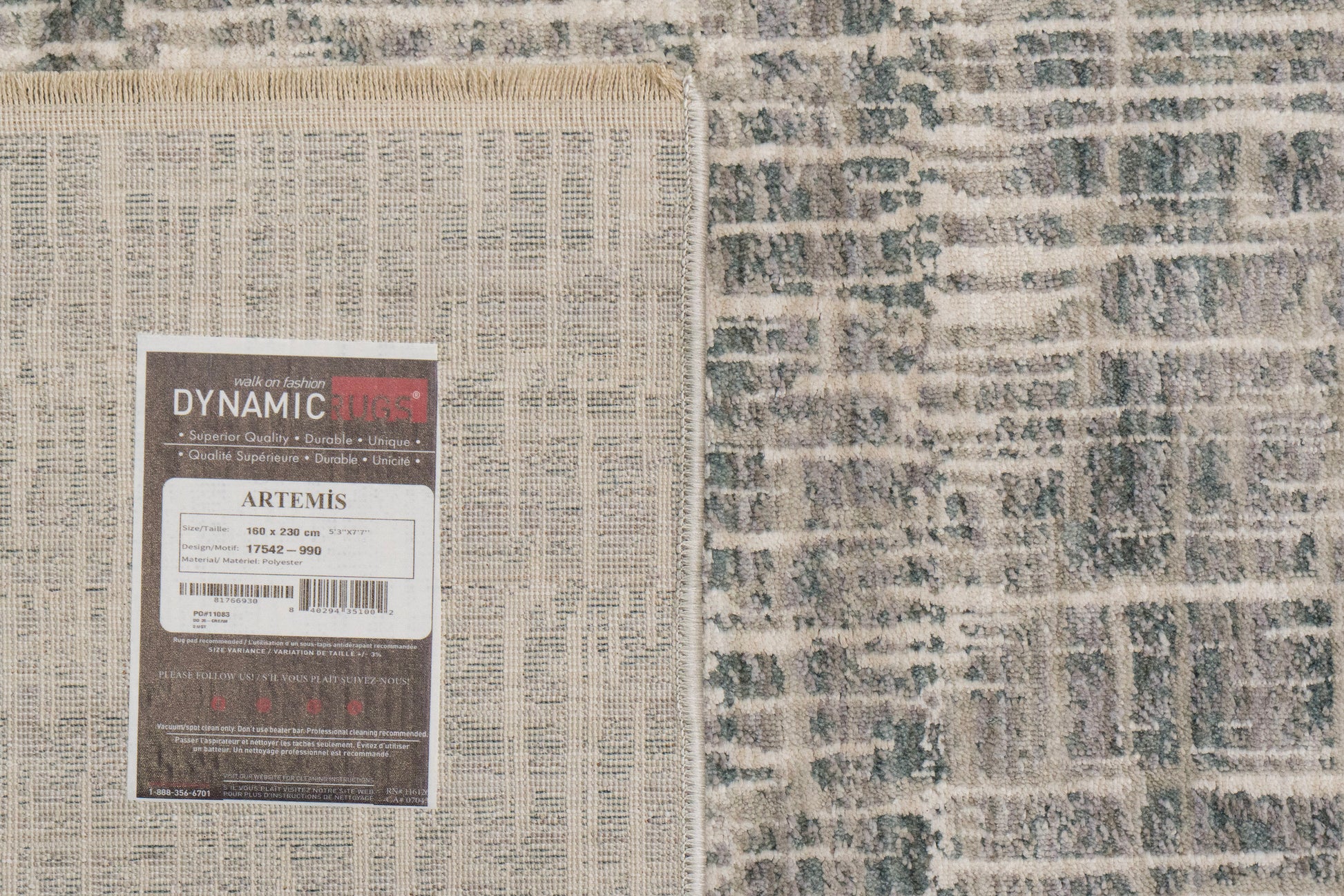 Artemis Modern Grey/Dark Grey Abstract Low Pile Rug
