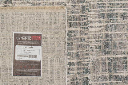 Artemis Modern Grey/Dark Grey Abstract Low Pile Rug
