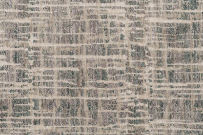 Artemis Modern Grey/Dark Grey Abstract Low Pile Rug