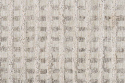 Artemis Modern Ivory/Grey Geometric Low Pile Rug