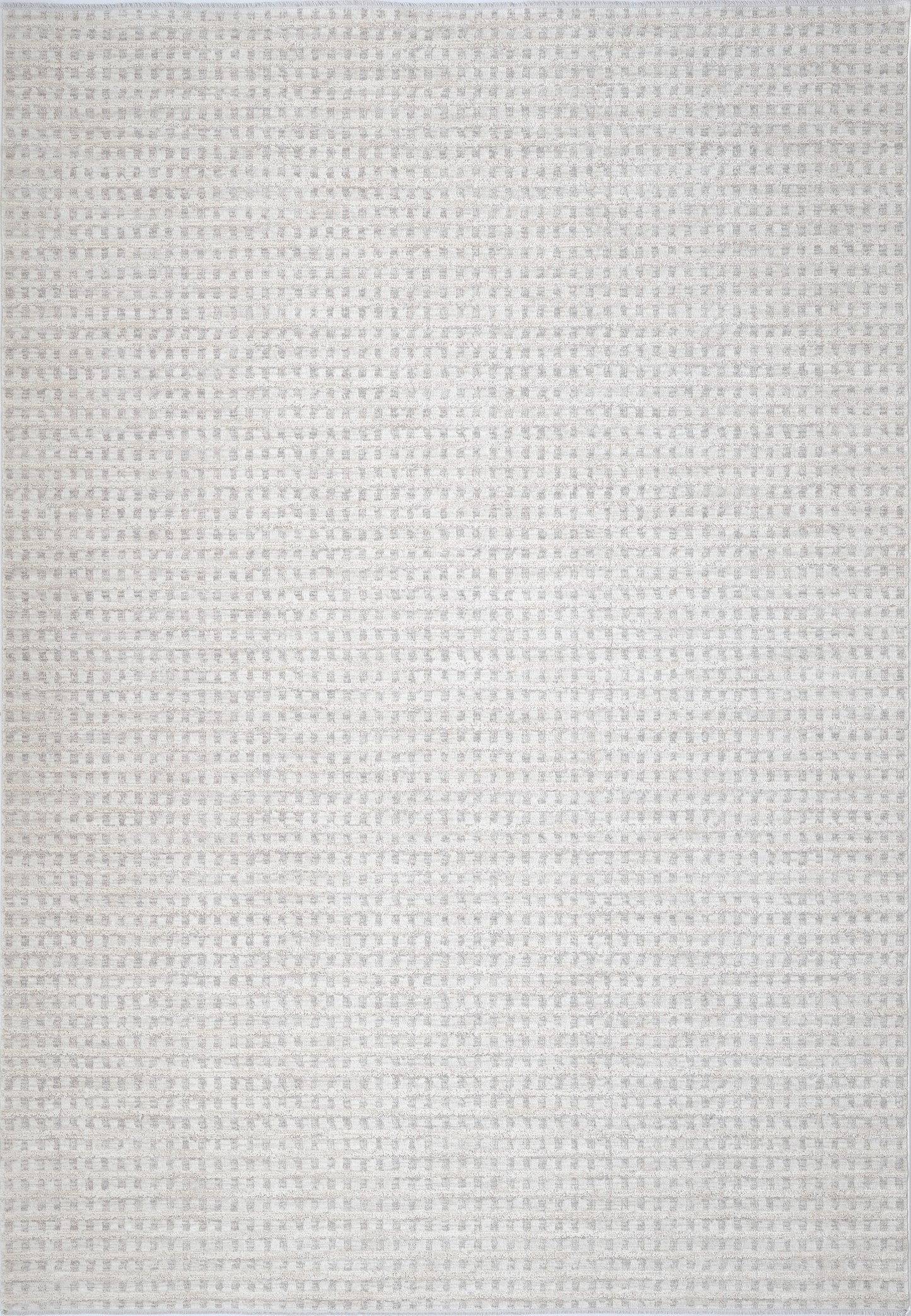 Artemis Modern Ivory/Grey Geometric Low Pile Rug