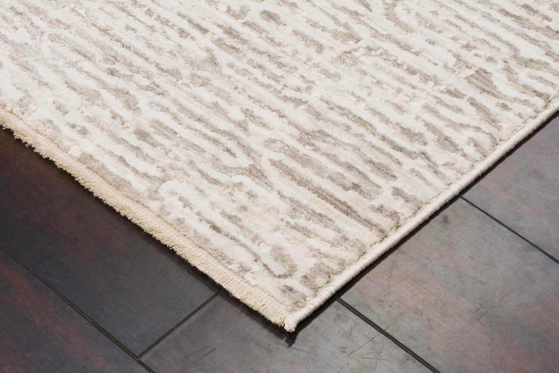 Artemis Modern Beige/Grey Abstract Low Pile Rug