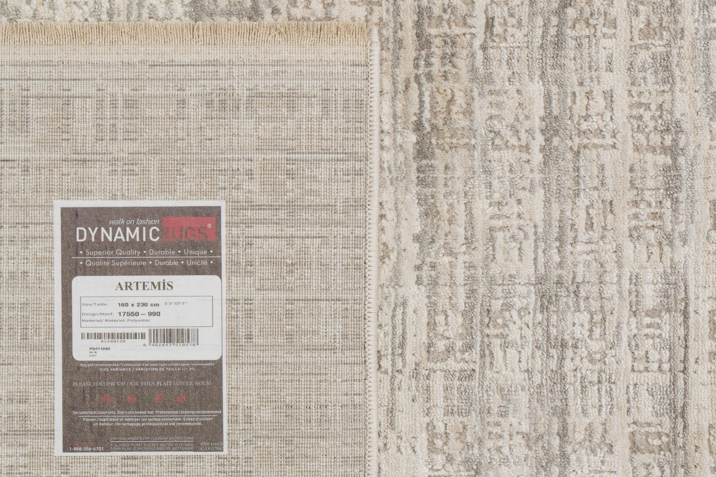 Artemis Modern Grey/Dark Grey Abstract Medium Pile Rug