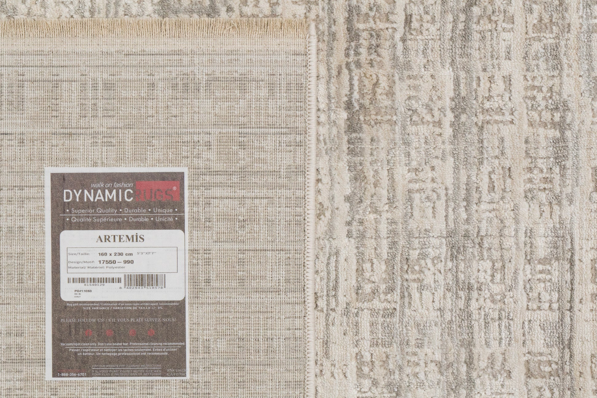 Artemis Modern Grey/Dark Grey Abstract Medium Pile Rug