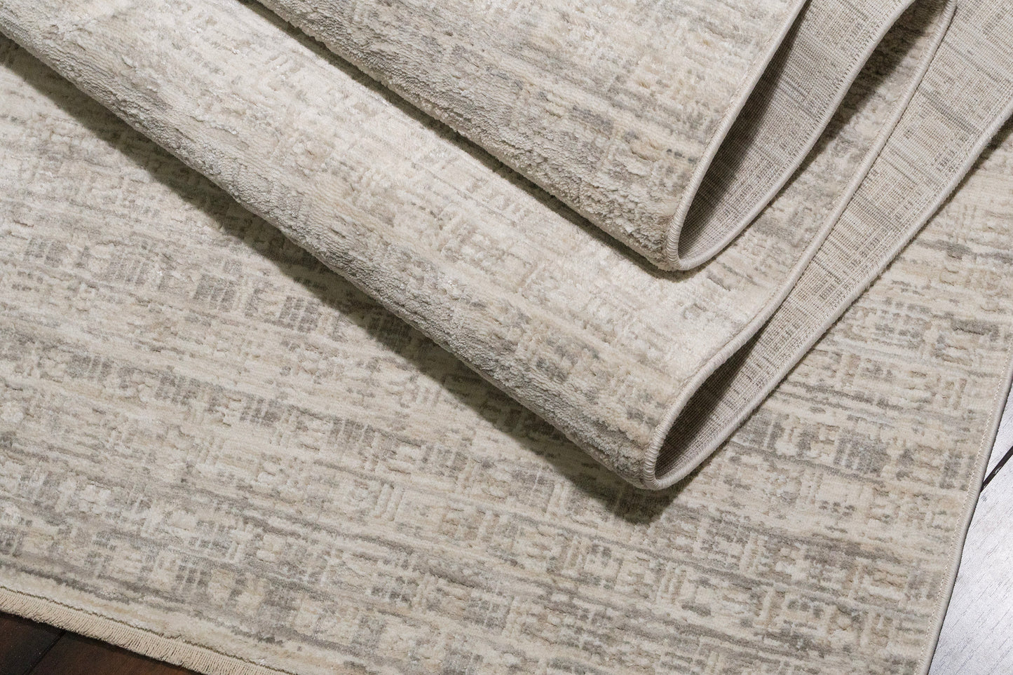 Artemis Modern Grey/Dark Grey Abstract Medium Pile Rug