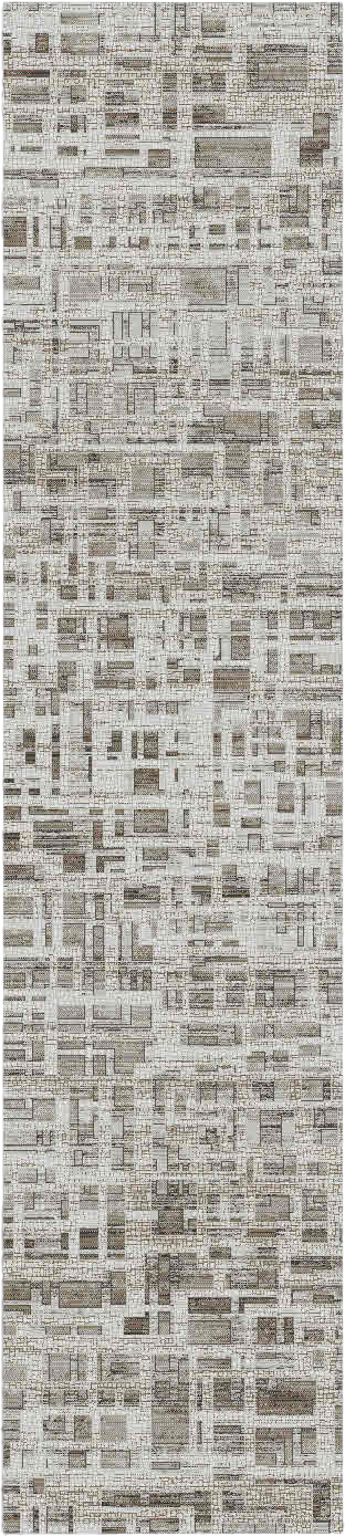 Artemis Modern Beige/Grey Geometric Medium Pile Rug