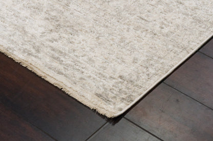 Artemis Traditional Grey/Dark Grey Damask Medium Pile Rug