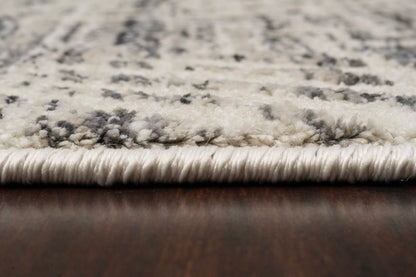 Artemis Modern Grey/Dark Grey Floral Medium Pile Rug