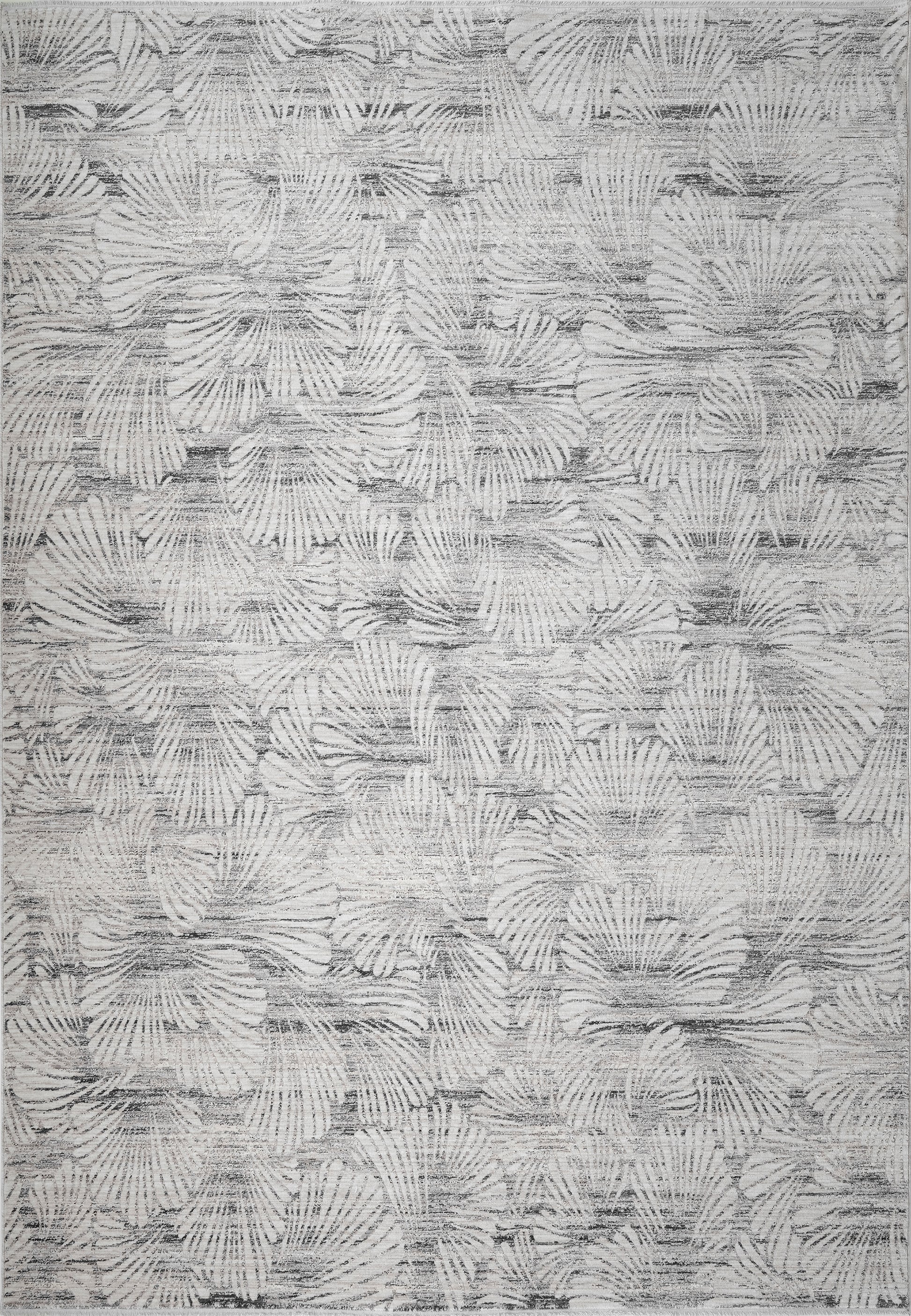 Artemis Modern Grey/Dark Grey Floral Medium Pile Rug