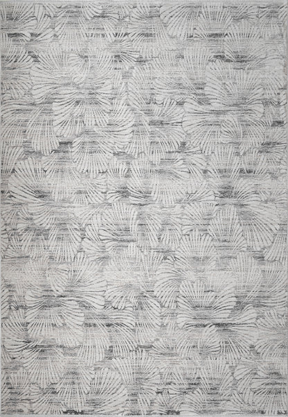 Artemis Modern Grey/Dark Grey Floral Medium Pile Rug