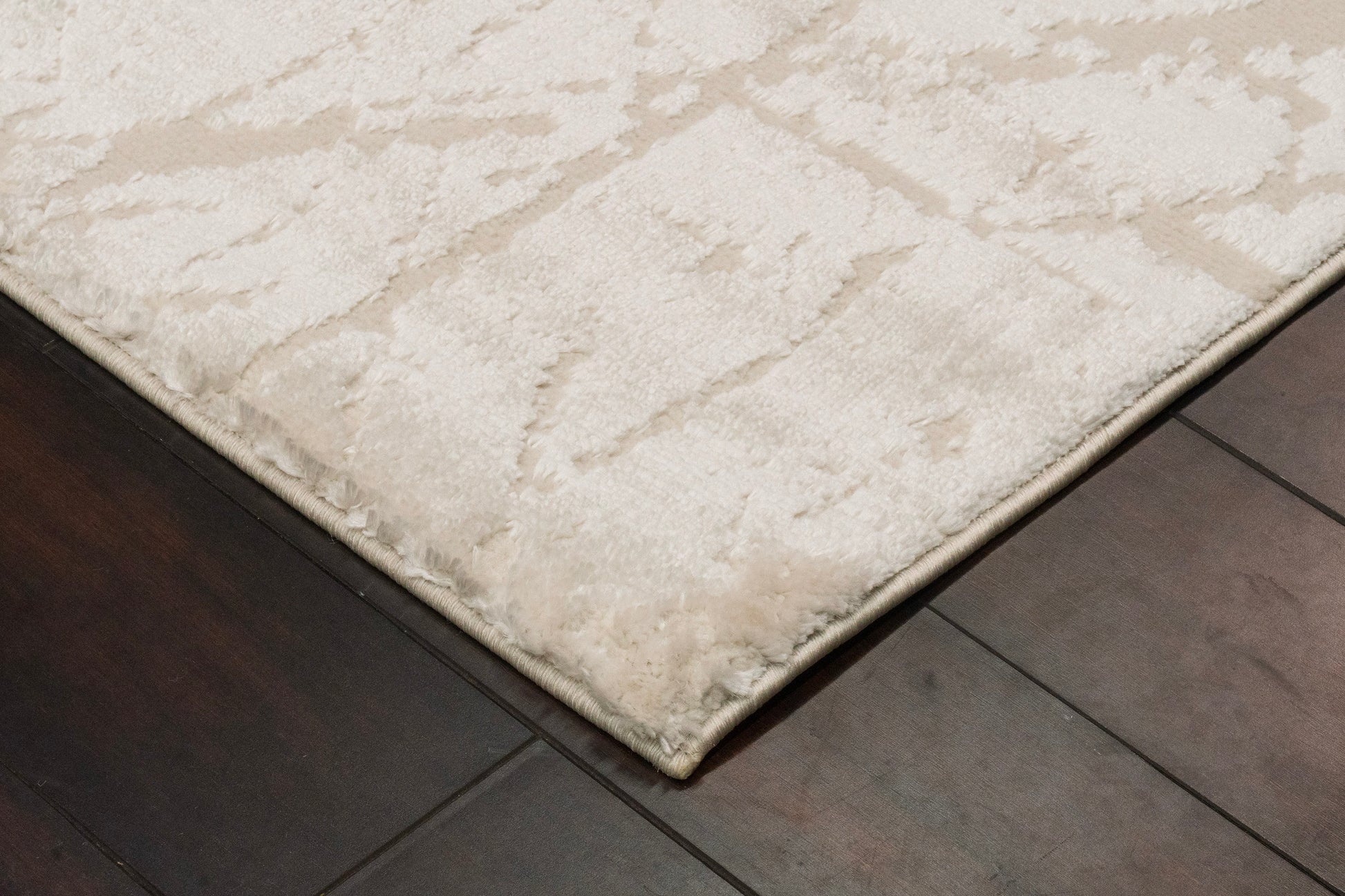 Arten Modern Cream/Grey Abstract Medium Pile Rug