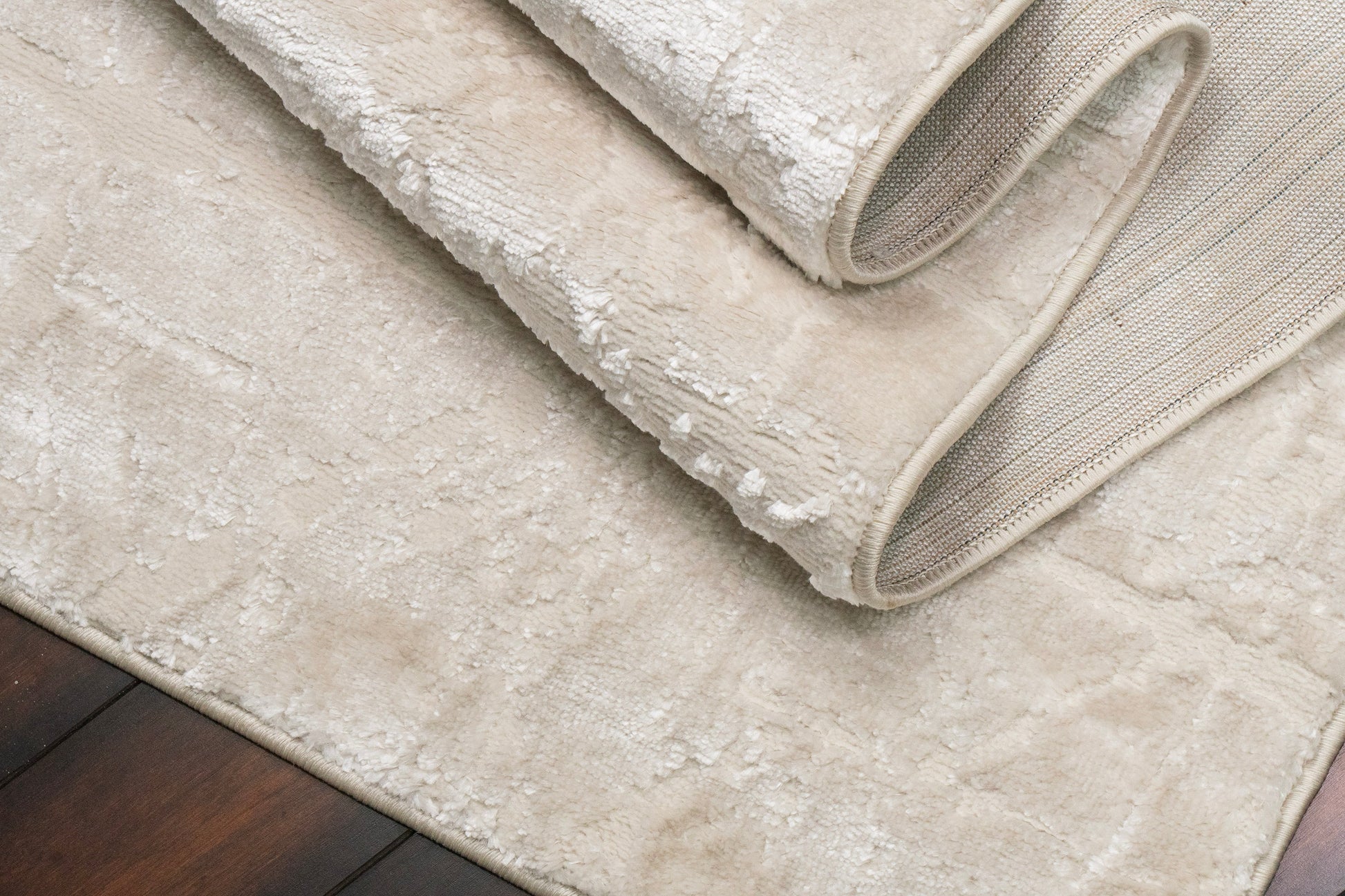 Arten Modern Cream/Grey Abstract Medium Pile Rug