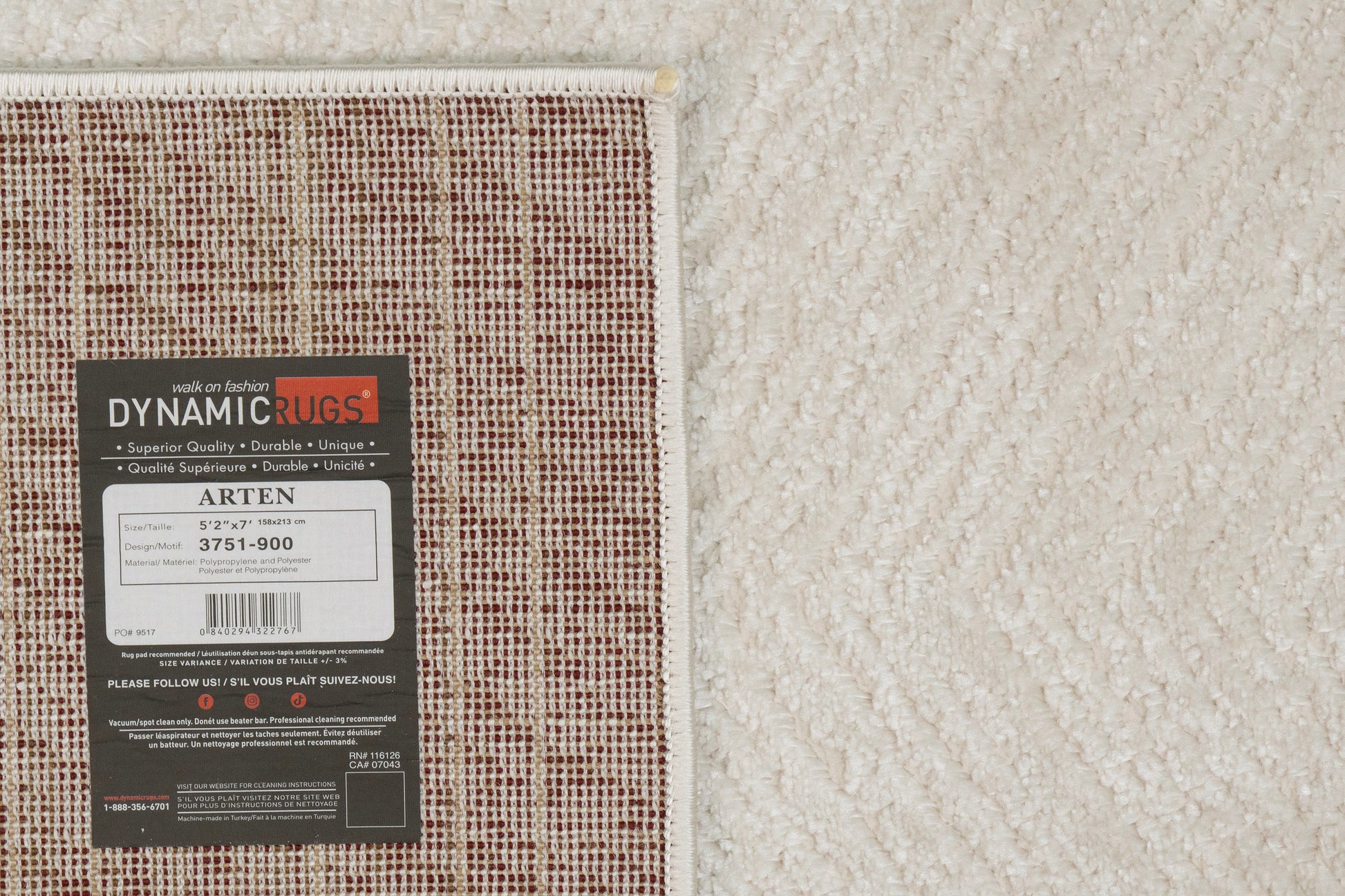 Arten Modern Grey Geometric Medium Pile Rug