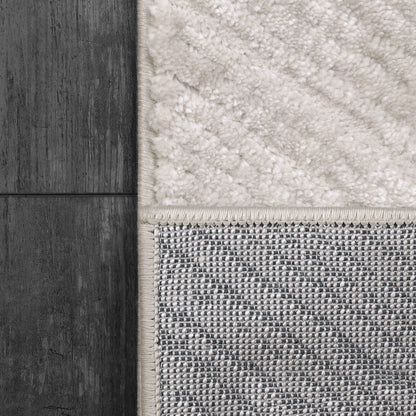 Arten Modern Grey Geometric Medium Pile Rug