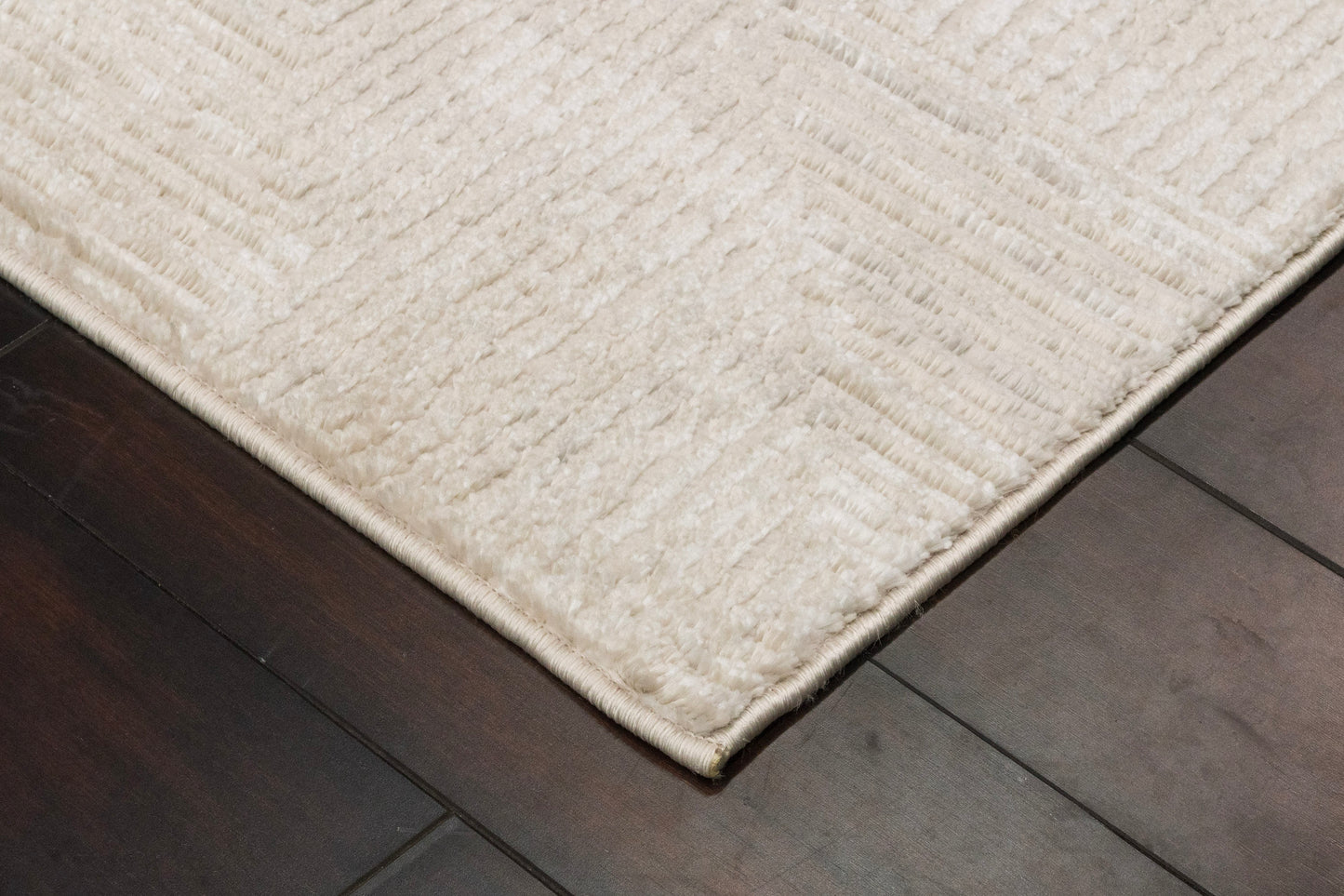 Arten Modern Light Grey Geometric Medium Pile Rug
